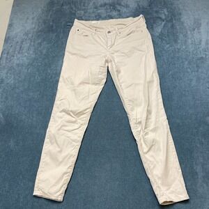 Gap 1969 Legging Jeans Women 28R Beige Denim Low Rise Zip Fly Pockets Streetwear